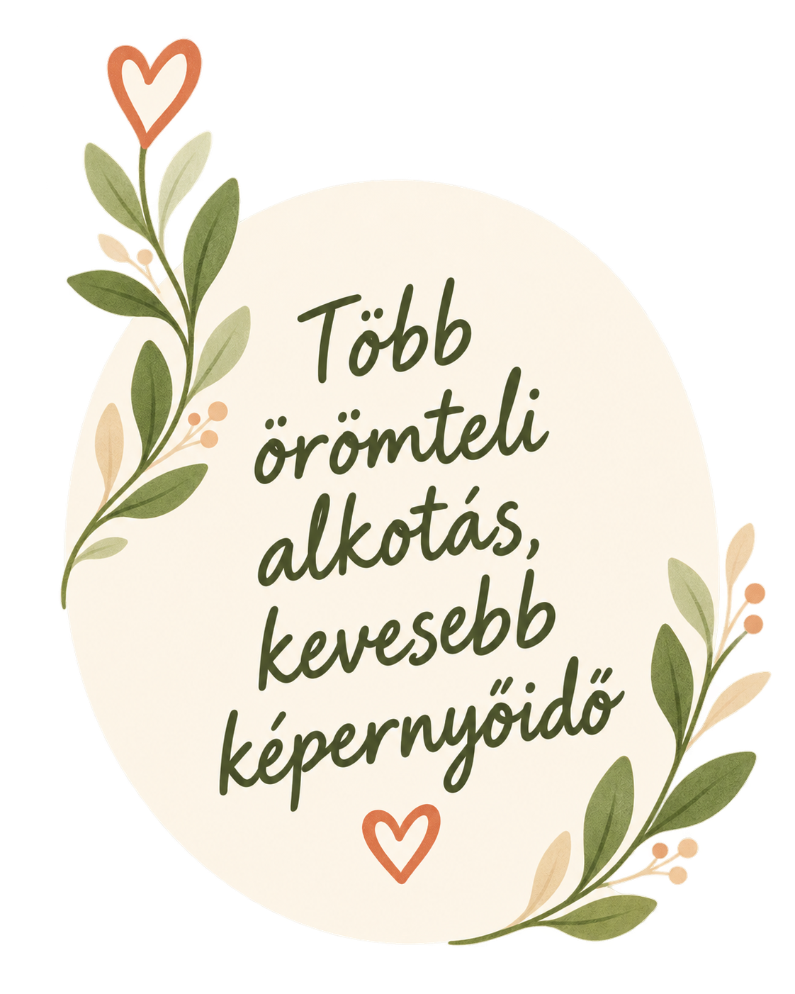Több örömteli alkotás, kevesebb képernyőidő