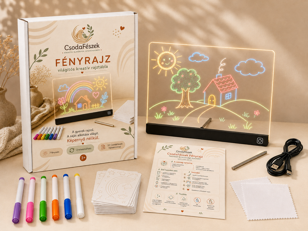 CsodaFészek Fényrajz csomag tartalma
